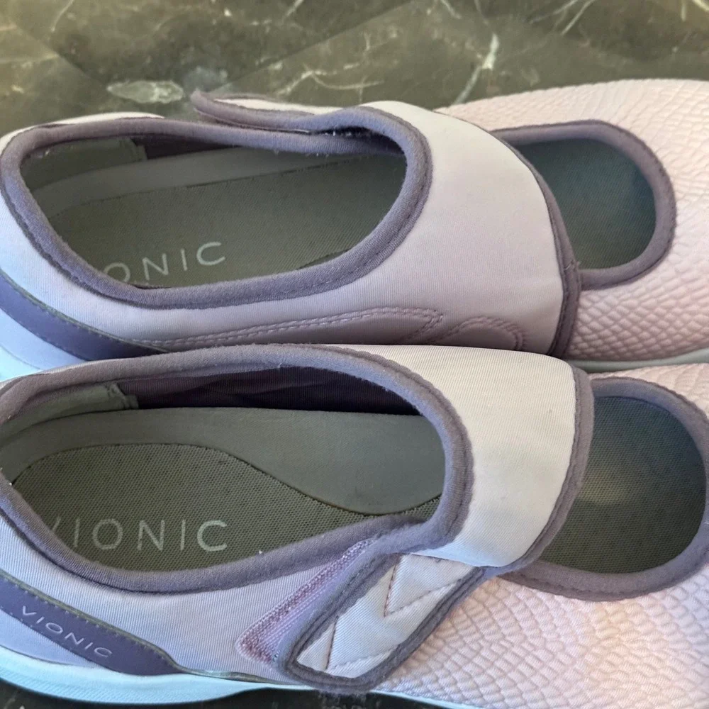 Vionic Sonnet Mauve Pink Mary Jane Walking Sneakers Shoes ASR1692 Womens 10 - Picture 5 of 7